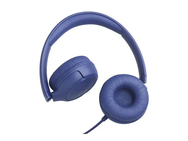 JBL TUNE 530C - Hodetelefoner - on-ear - kablet - USB-C - blå