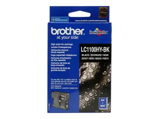 Brother LC1100HYBK - H&#248;y ytelse svart - original - blekkpatron - for Brother DCP-6690CW, MFC-5890CN, MFC-5895CW, MFC-6490CW, MFC-6890CDW; Justio MFC-5890CN