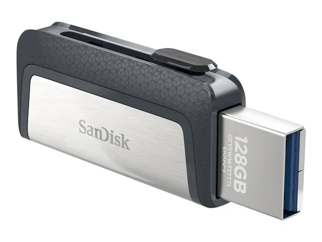 SanDisk Ultra Dual - USB-flashstasjon - 128 GB USB 3.1 / USB-C 
