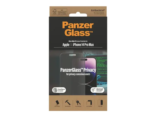 PanzerGlass - Skjermbeskyttelse for mobiltelefon ultrabred passfor...