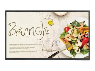 LG 32SM5J-B - 32&quot; Diagonalklasse SM5J Series LED-bakgrunnsbelyst LCD-skjerm intelligent skilting med Integrated Pro:Idiom - webOS - 1080p 1920 x 1080 - svart