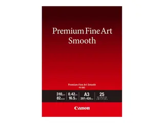 Canon Premium Fine Art FA-SM2 - Glatt - 16,5 mille A3 (297 x 420 mm) - 310 g/m&#178; - 82 pund - 25 ark fotopapir - for imagePROGRAF PRO-1000, PRO-300; PIXMA PRO-10S