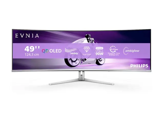 Philips Evnia 8000 49M2C8900L - OLED-skjerm gaming kurvet 49" (48....