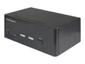 STARTECH.COM 2 Port Dual Monitor HDMI KVM Switch - 4K 60Hz Ultra HD HDR - Des