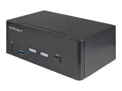 STARTECH.COM 2 Port Dual Monitor HDMI KVM Switch - 4K 60Hz Ultra HD HDR - Des