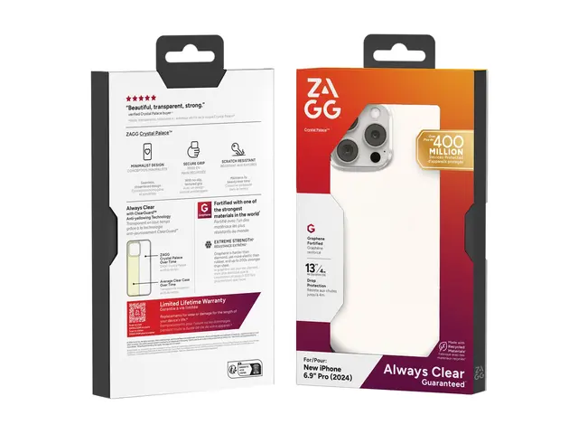 Zagg Crystal Palace - Baksidedeksel for mobiltelefon blank Apple i...