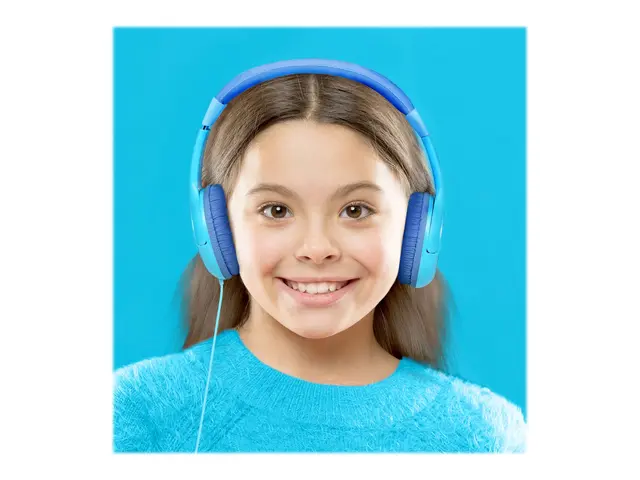 Celly KidsBeat - Hodetelefoner on-ear kablet 3,5 mm jakk blå