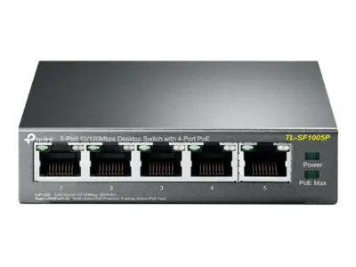 TP-Link TL-SF1005P - Switch - ikke-styrt - 5 x 10/100 (4 PoE) - st...