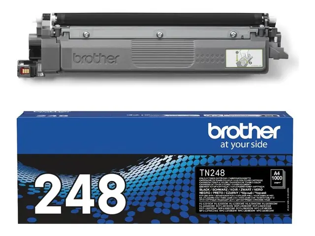 Brother TN-248BK - Svart original boks tonerpatron for DCP-L3515, ...