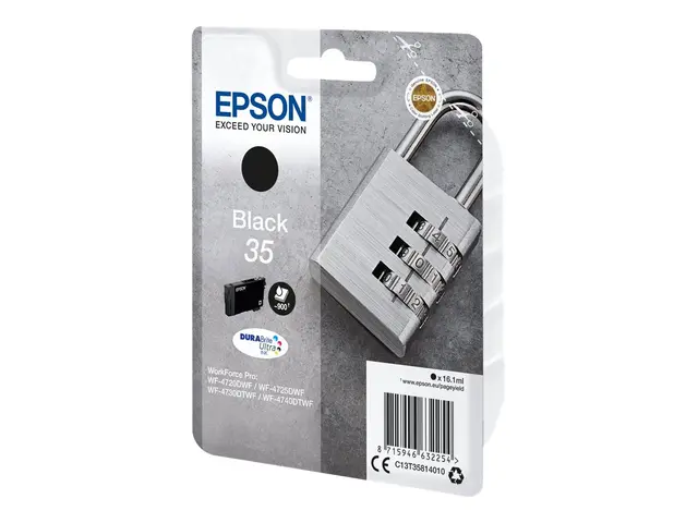 Epson 35 - 16.1 ml svart original blære med RF/lyd-alarm blekkpatr...