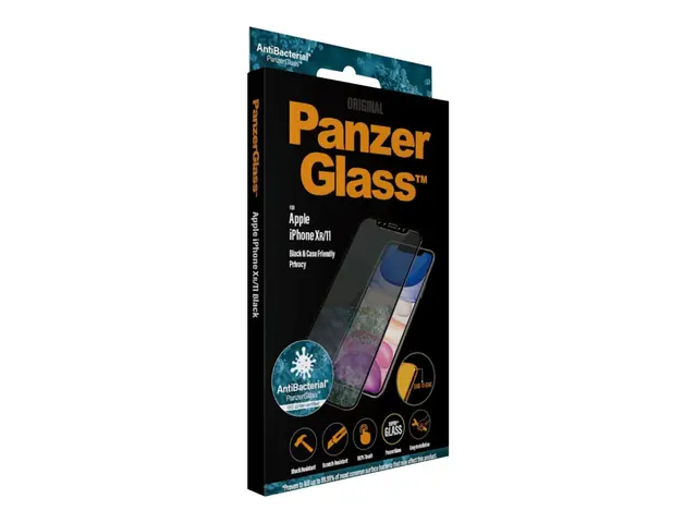 PanzerGlass - Skjermbeskyttelse for mobiltelefon glass med personv...