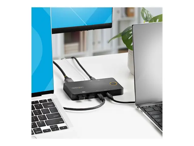 StarTech.com 2-Port USB-C KVM Switch, Single-4K 60Hz HDMI Monitor,...