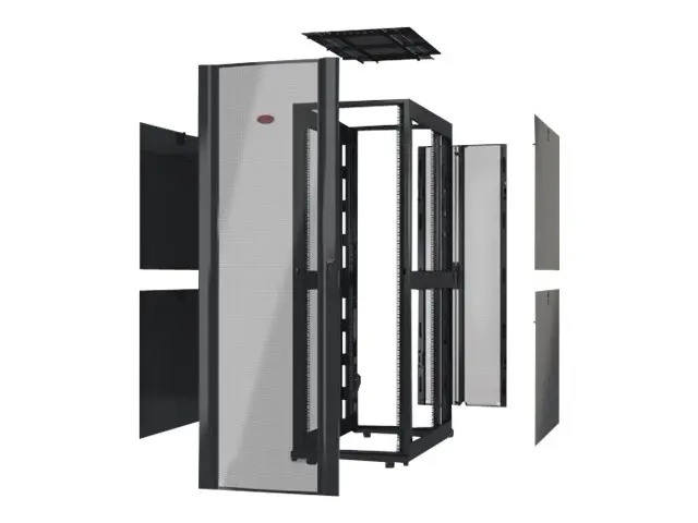 APC NetShelter SX - Rack åpen ramme - svart - 42U - 19"