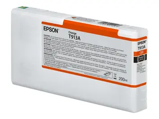 Epson T913A - 200 ml - oransje - original blekkpatron - for SureColor SC-P5000, SC-P5000 STD Spectro, SC-P5000 Violet, SC-P5000 Violet Spectro