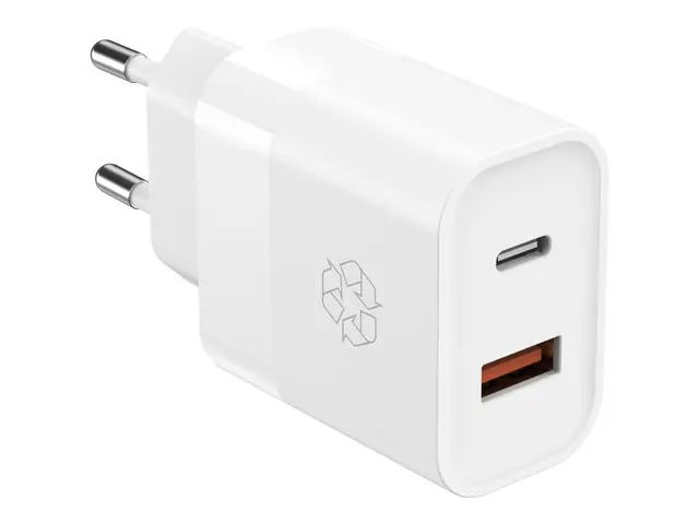 UPSTRÖM ËSSENTIALS - Strømadapter 30 watt 4 A QC 3.0, PD/PPS 2 utg...