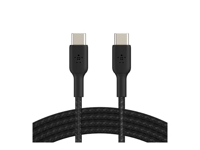 Belkin BoostCharge - USB-kabel USB-C (hann) til 1 m svart