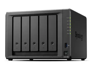 Synology Disk Station DS1525+ - NAS-server 5 br&#248;nner - SATA 6Gb/s - HDD - RAID JBOD, 0, 1, 5, 6, 10 - RAM 8 GB - Gigabit Ethernet / 2.5 Gigabit Ethernet - iSCSI st&#248;tte