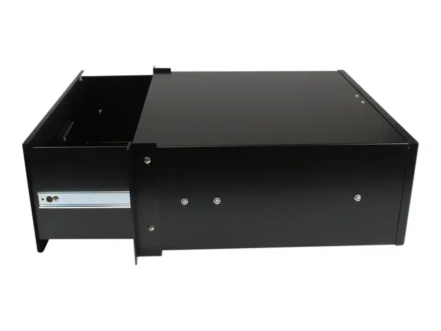 StarTech.com 4U Black Steel Storage Drawer for 19in Racks and Cabi...