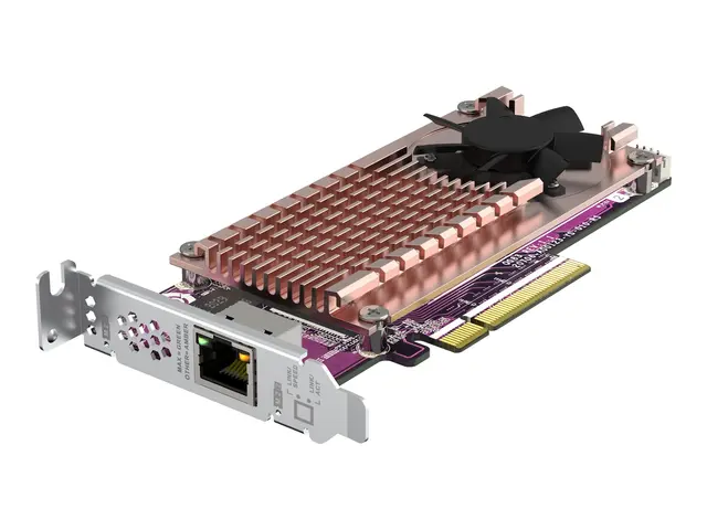 QNAP QM2-2P10G1TB - Diskkontroller M.2 PCIe 3.0 x4 (NVMe) lav prof...