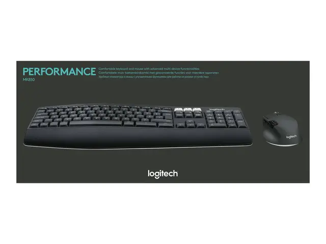 Logitech MK850 Performance - Tastatur- og mussett trådløs Bluetoot...