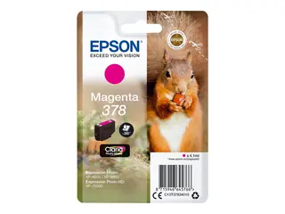 Epson 378 - 4.1 ml - magenta - original - blære med RF/lyd-alarm blekkpatron - for Expression Home XP-8605, 8606; Expression Home HD XP-15000; Expression Photo XP-8500, 8700