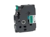 Brother TZe-751 - Sort på grønt Rull (2,4 cm x 8 m) 1 kassett(er) ...