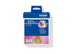 Brother LC527XL Value Pack - 4-pack - Høy ytelse svart, gul, cyan, magenta - original - hengeboks - blekkpatron - for Brother MFC-J4350DW, MFC-J4550DW, MFC-J6760DW