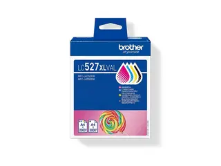Brother LC527XL Value Pack - 4-pack - Høy ytelse svart, gul, cyan, magenta - original - hengeboks - blekkpatron - for Brother MFC-J4350DW, MFC-J4550DW, MFC-J6760DW