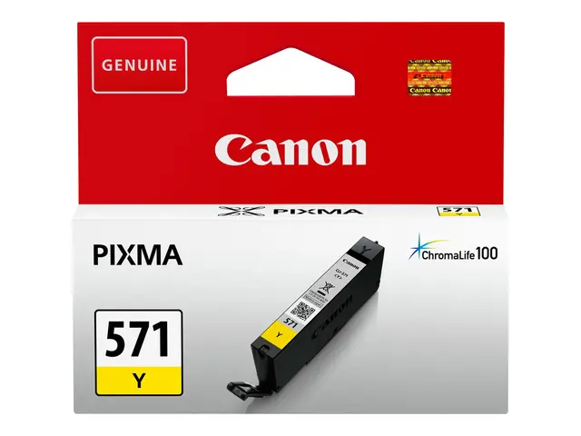 Canon CLI-571Y - 7 ml - gul - original - blekkbeholder - for PIXMA...
