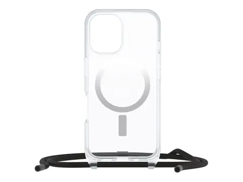 OtterBox React Series - Baksidedeksel for mobiltelefon halskjede - MagSafe-samsvar - blank - for Apple iPhone 16