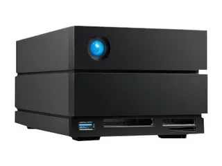 LaCie 2big Dock STLG20000400 - Harddiskarray 20 TB - 2 br&#248;nner (SATA-600) - HDD 10 TB x 2 - Thunderbolt 4, USB 3.2 Gen 2 (ekstern) - med 5-&#229;rs Rescue Data Recovery Service Plan