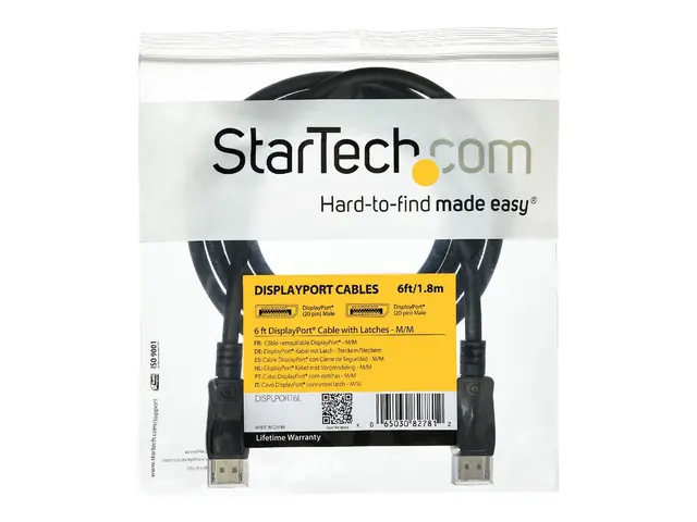 StarTech.com 7m DisplayPort Cable with Latches M/M - DisplayPort-k...