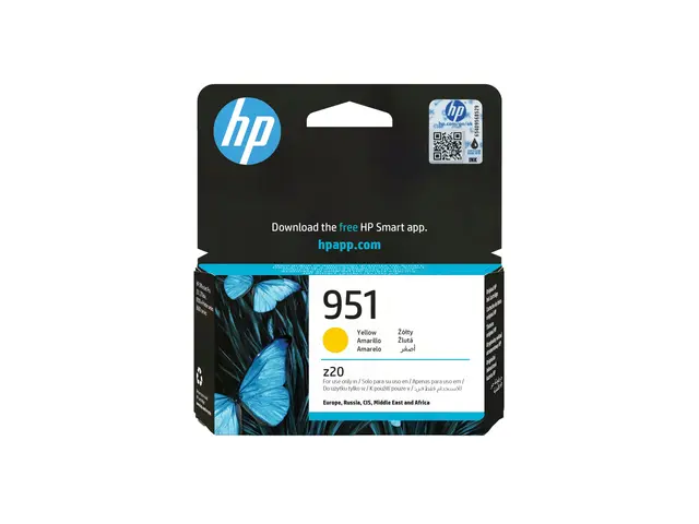 HP 951 - 8 ml - gul - original - blekkpatron - for Officejet Pro 2...