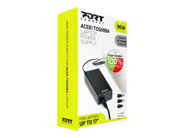 PORT Connect - Strømadapter AC 100-240 V 90 watt