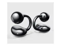 Huawei FreeClip - True wireless-hodetelefoner med mikrofon &#229;pent &#248;re - over-&#248;ret-montering - Bluetooth - svart