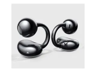 Huawei FreeClip - True wireless-hodetelefoner med mikrofon &#229;pent &#248;re - over-&#248;ret-montering - Bluetooth - svart