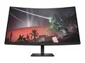 OMEN by HP 32c - LED-skjerm - gaming - 31.5&quot; 2560 x 1440 QHD @ 165 Hz - VA - 400 cd/m&#178; - 3000:1 - 1 ms - 2xHDMI, DisplayPort
