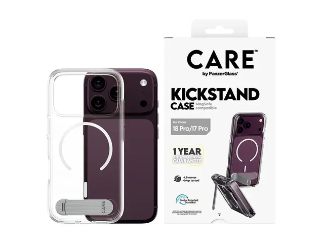 CARE by PanzerGlass - Beskyttende deksel for mobiltelefon - med st...