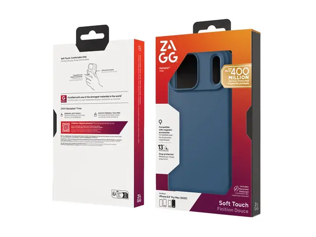 ZAGG Manhattan Snap - Baksidedeksel for mobiltelefon MagSafe-samsv...