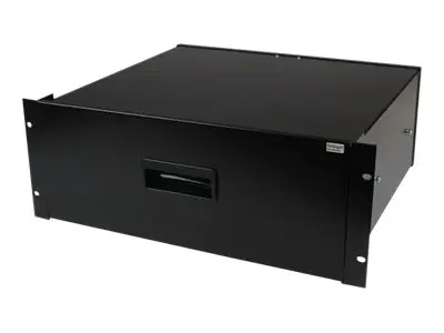 StarTech.com 4U Black Steel Storage Drawer for 19in Racks and Cabi...