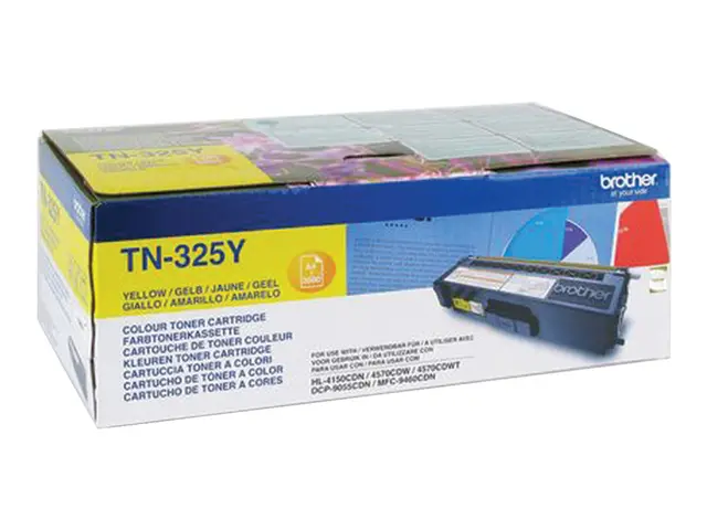Brother TN325Y - Gul - original - tonerpatron - for Brother DCP-90...