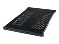 StarTech.com 1U Adjustable Vented Server Rack Mount Shelf 175lbs - 19.5 to 38in Deep Universal Tray for 19&quot; AV/ Network Equipment Rack (ADJSHELF) - rack-hylle - 1U