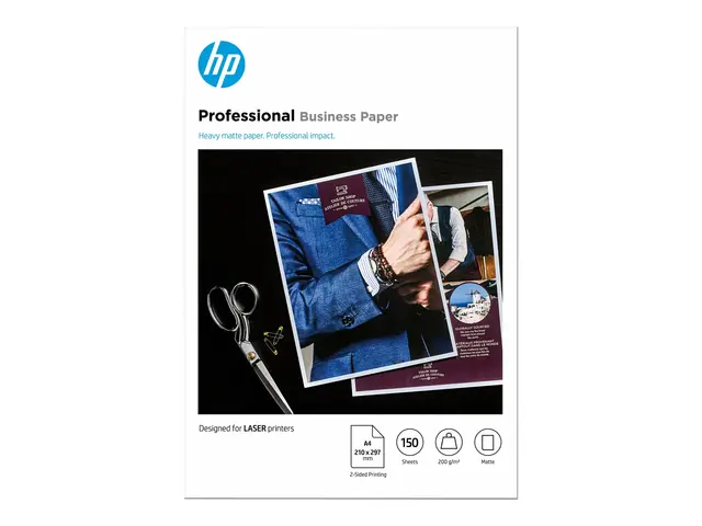 HP Professional - Matt A4 (210 x 297 mm) 200 g/m² 150 ark fotopapi...