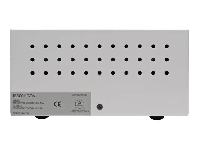 Eaton Tripp Lite Series Isolator Dual-Voltage 115/230V 600W 60601-...