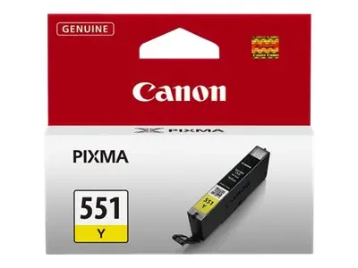 Canon CLI-551Y - 7 ml - gul - original - blekkbeholder - for PIXMA...