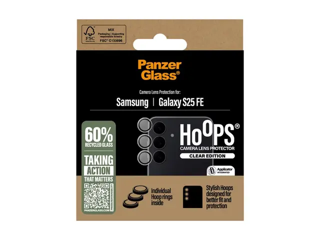 PanzerGlass Hoops - Clear Edition - linsebeskytter for mobiltelefo...