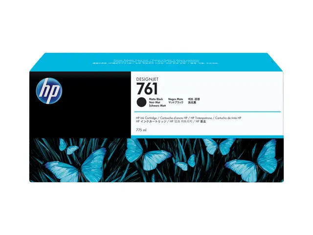 HP 761 - 775 ml høykapasitets matt svart original DesignJet blekkp...