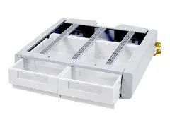 Ergotron StyleView SV Supplemental Storage Drawer, Double Monteringskomponent (skuffmodul) - låsbar - medisinsk - gråhvit - vognmonterbar