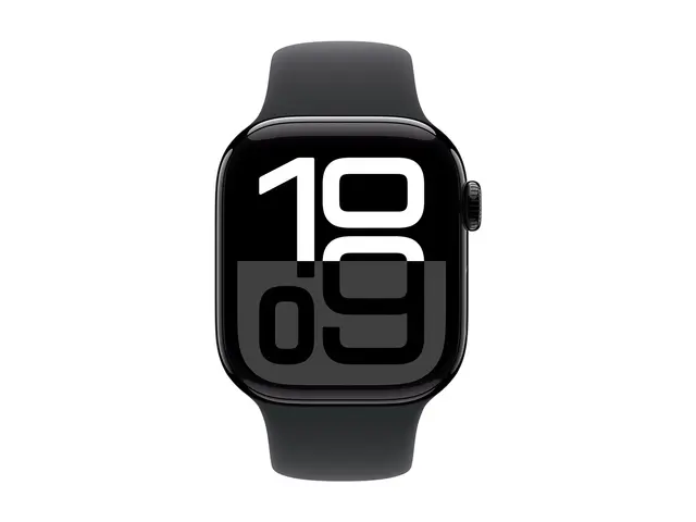 Apple Watch Series 10 (GPS) - 42 mm jet svart aluminium smartklokk...