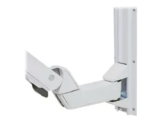 Ergotron StyleView Sit-Stand Combo Extender Short - monteringskomponent (forlengerarm, veggsporsglider, armdeksel) - polert aluminium, kvalitetsplast - hvit